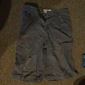 Grey cargo shorts